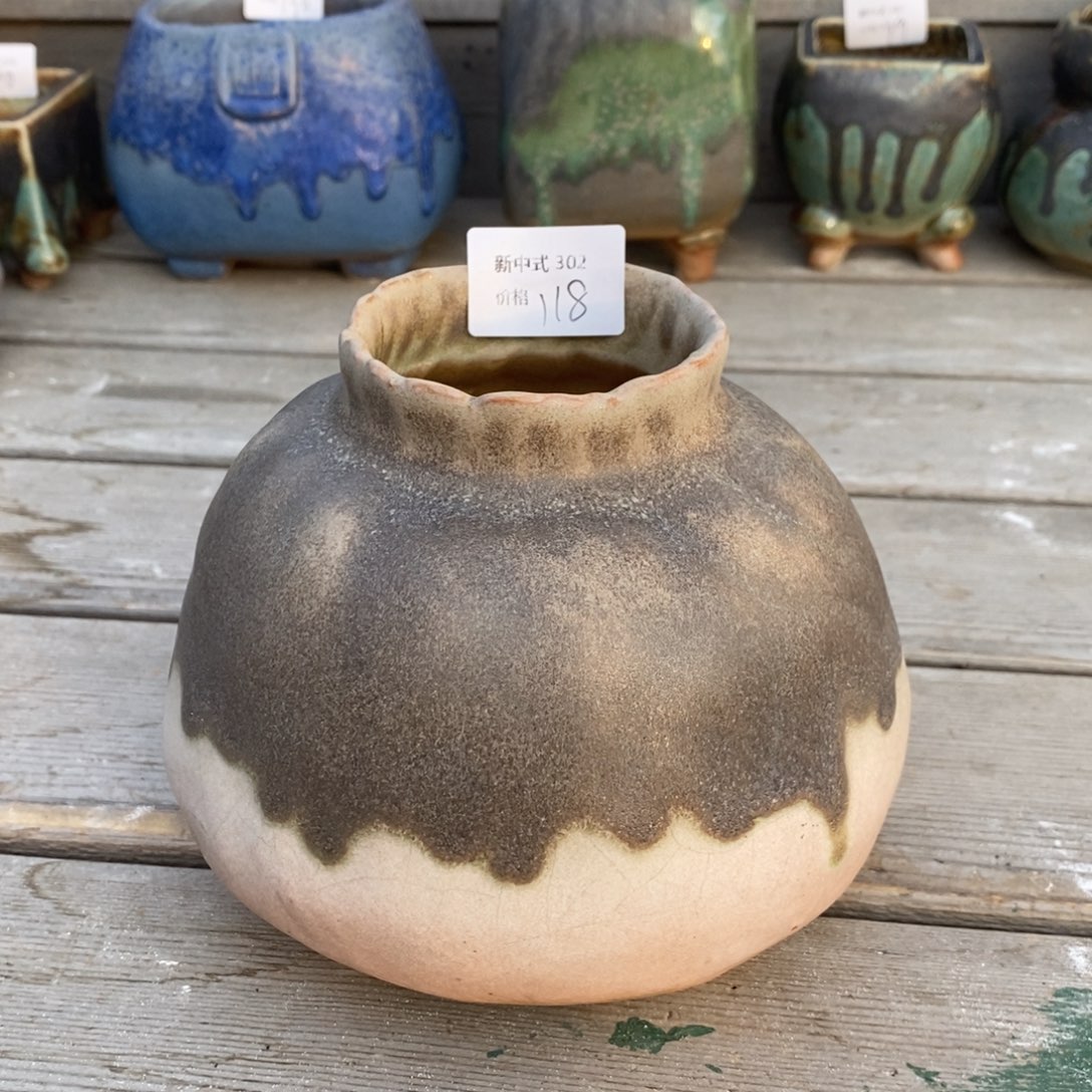 粗砂花盆Y*?1987盆新中式302