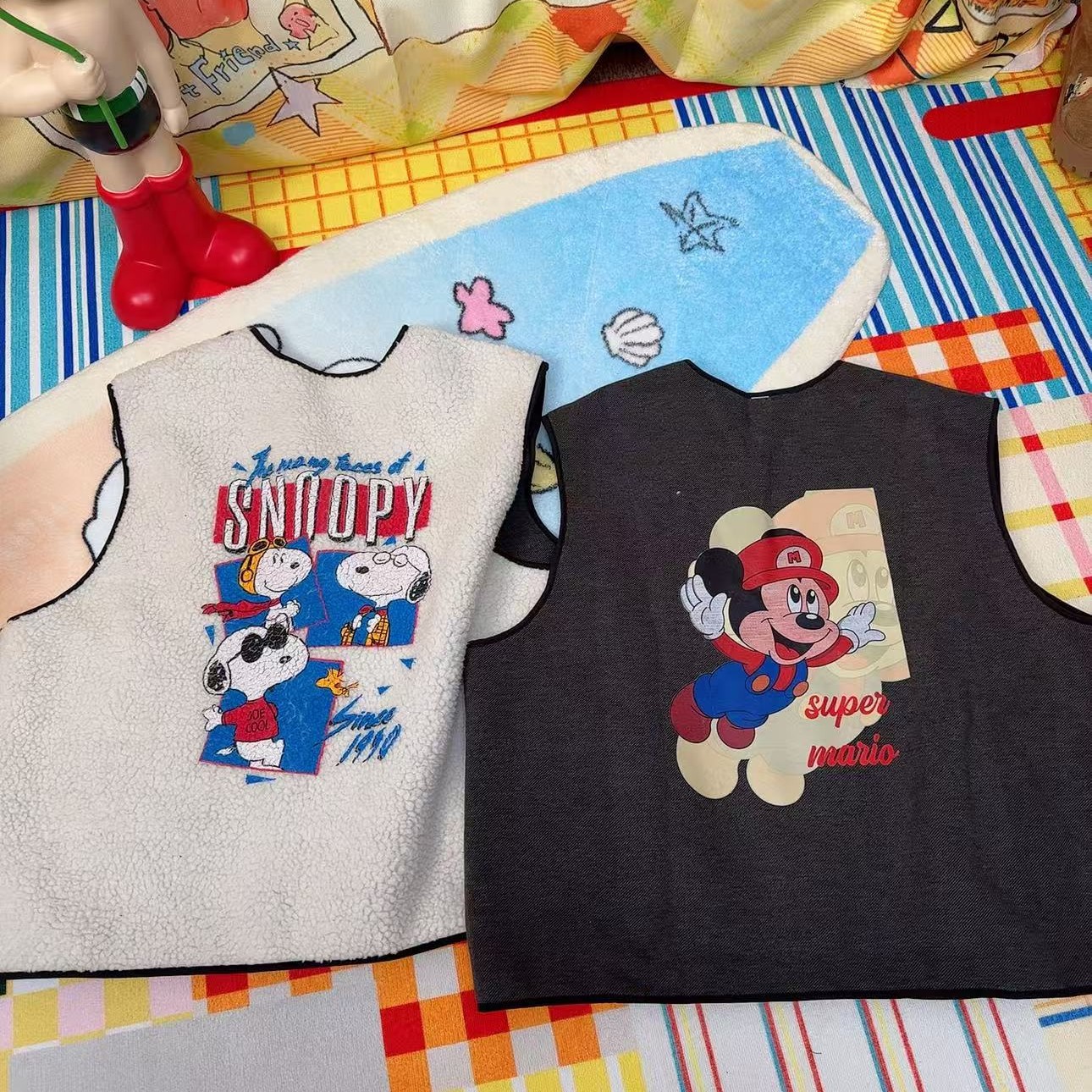 《晓辰推荐》上衣冬秋季针织加厚文艺风中长款常规款马甲