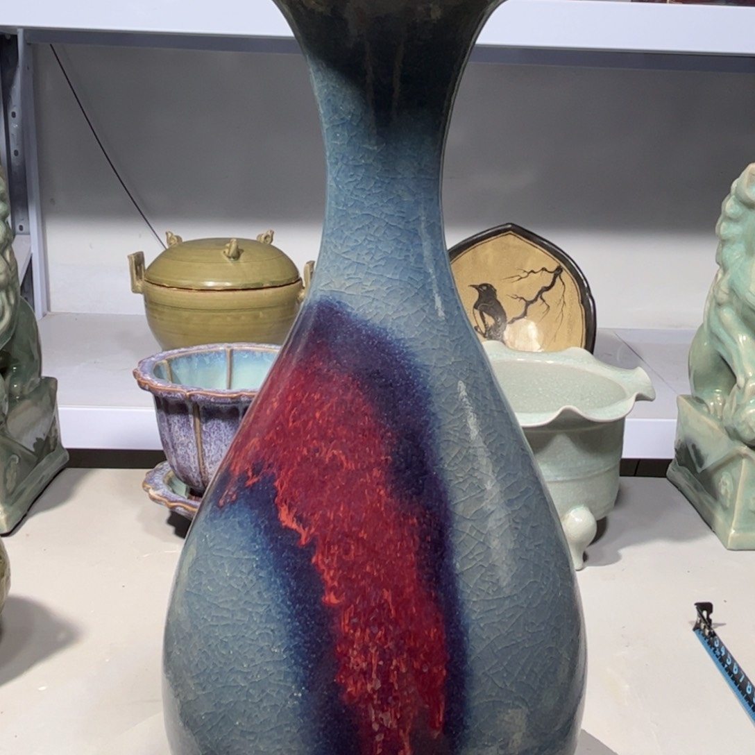 瓶钧窑瓷器品相完美