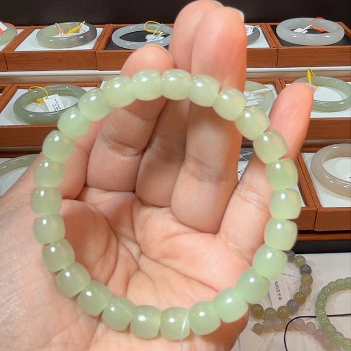 和田玉（糖玉）手链未镶嵌