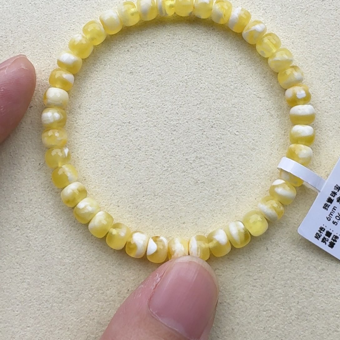 琥珀手链未镶嵌蜜蜡手串