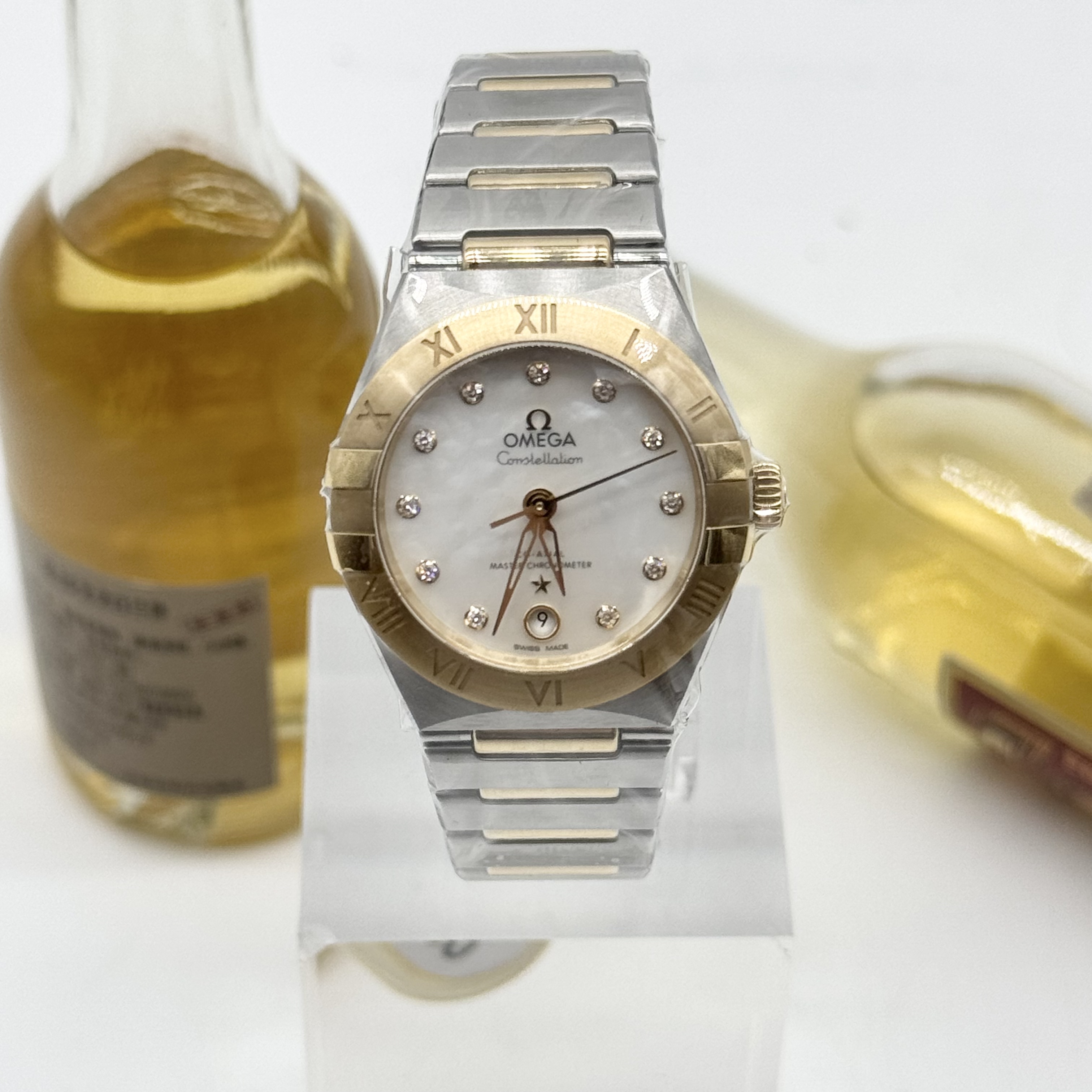 99新 Omega/欧米茄 星座 自动上链 精钢+18K金 29mm 24全