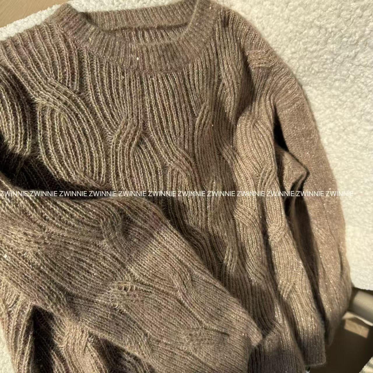 Zwinnie/詹维尼【扭结毛衣】细腻柔软不扎人毛衣 WWZ202536