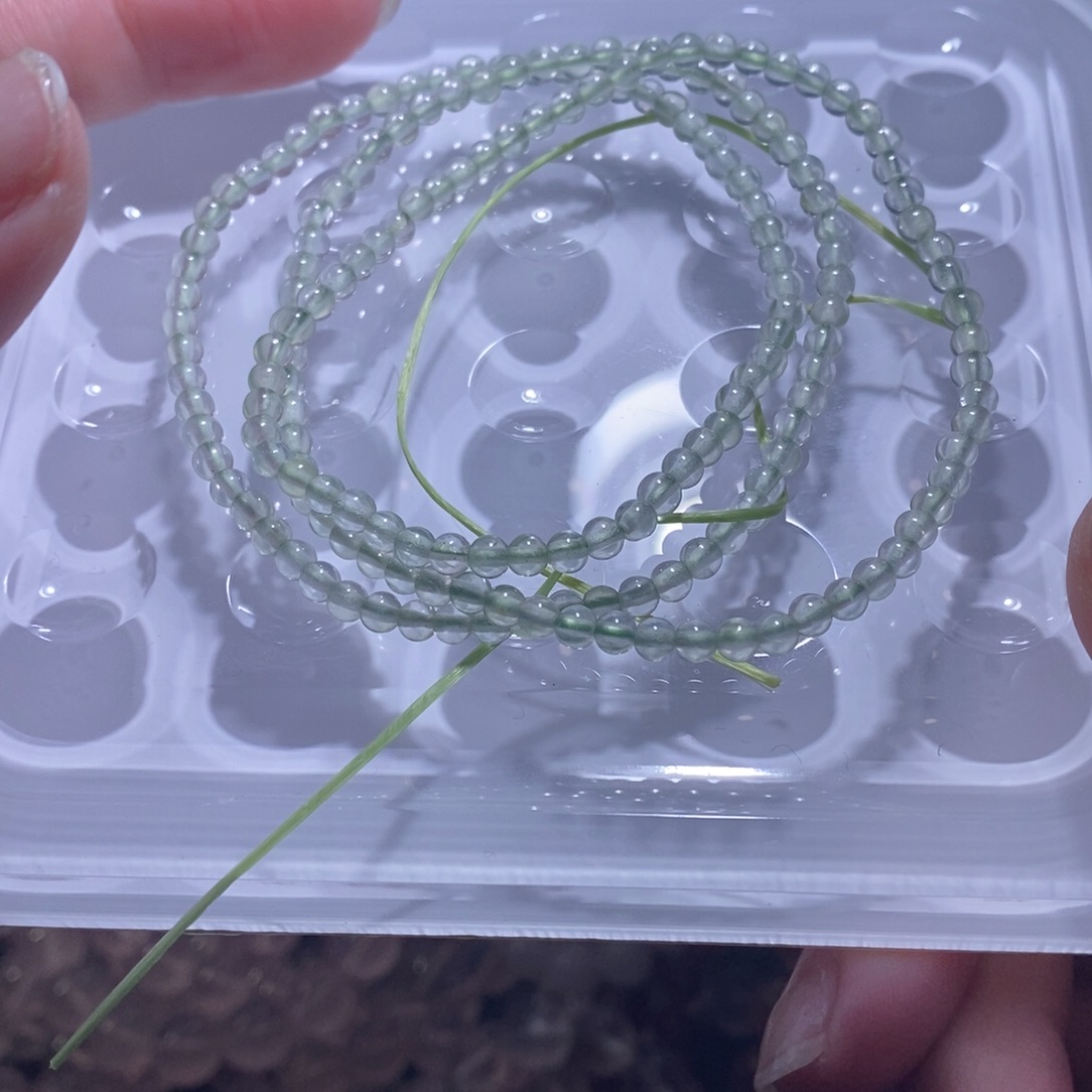 水晶手链未镶嵌绿葡萄
