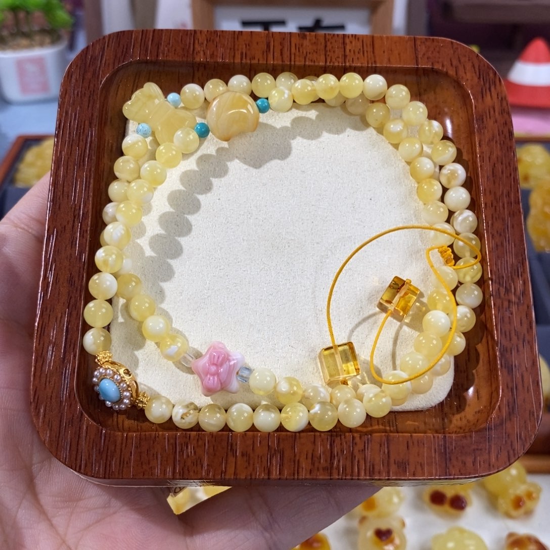 【闪购商品】未镶嵌琥珀裸石定制