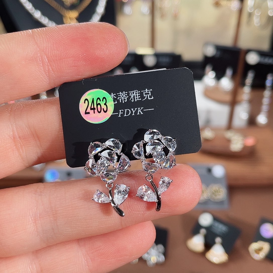 合金925银锆石梵2463