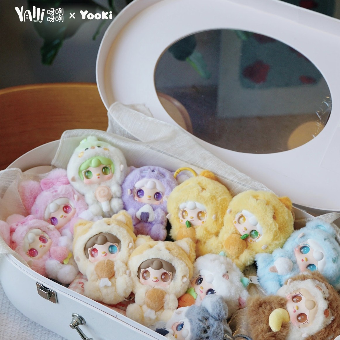 【含流沙眼款】yooki氧氧正版抱抱美食店毛绒盲盒