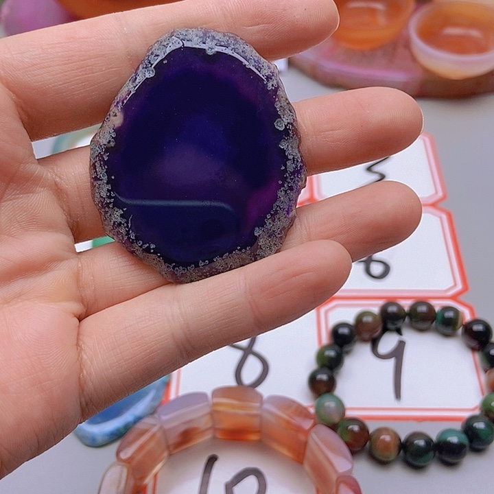 【闪购商品】玛瑙/玉髓珠宝半成品未镶嵌人**火