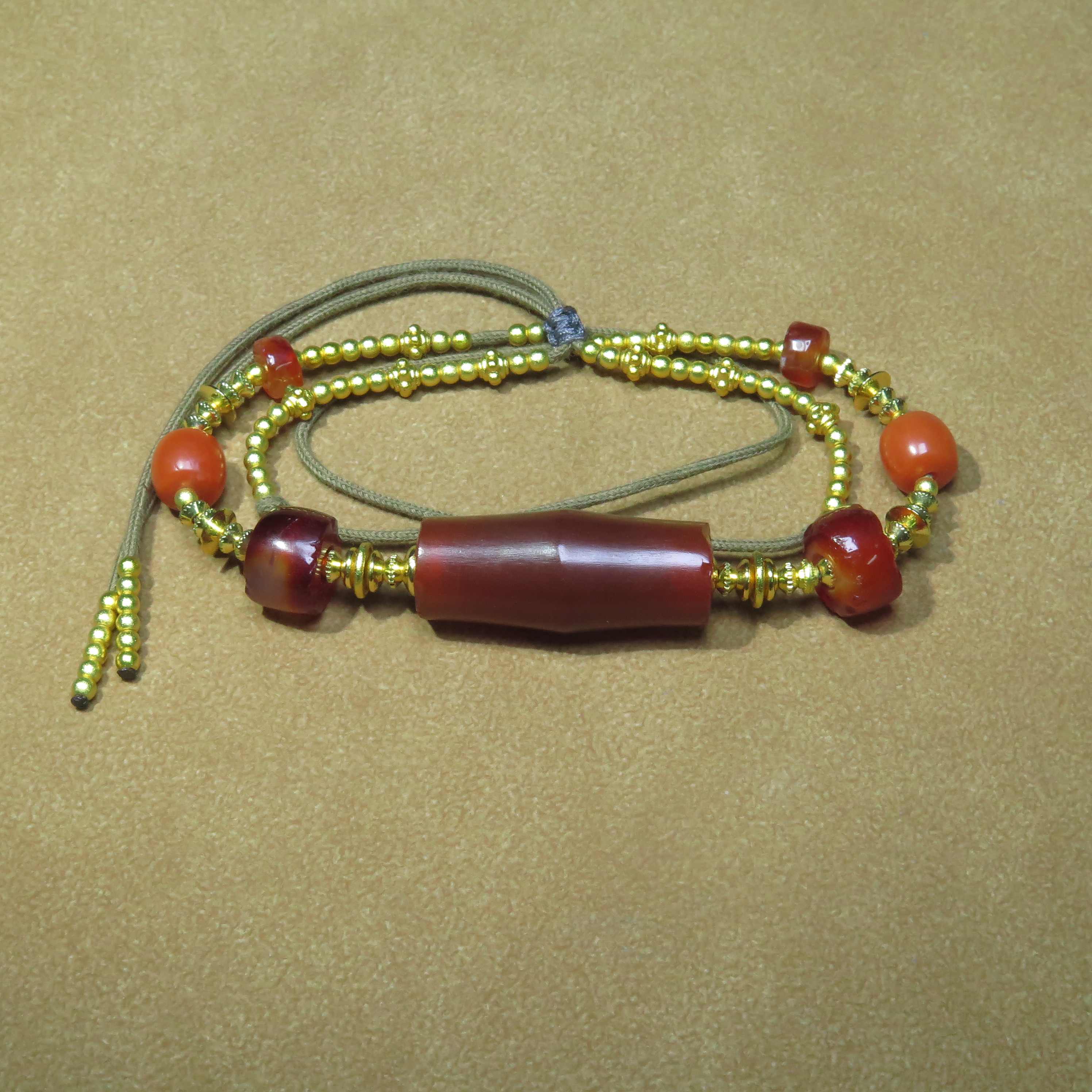 民国玛瑙串饰/MZ591818/玛瑙/民族文物