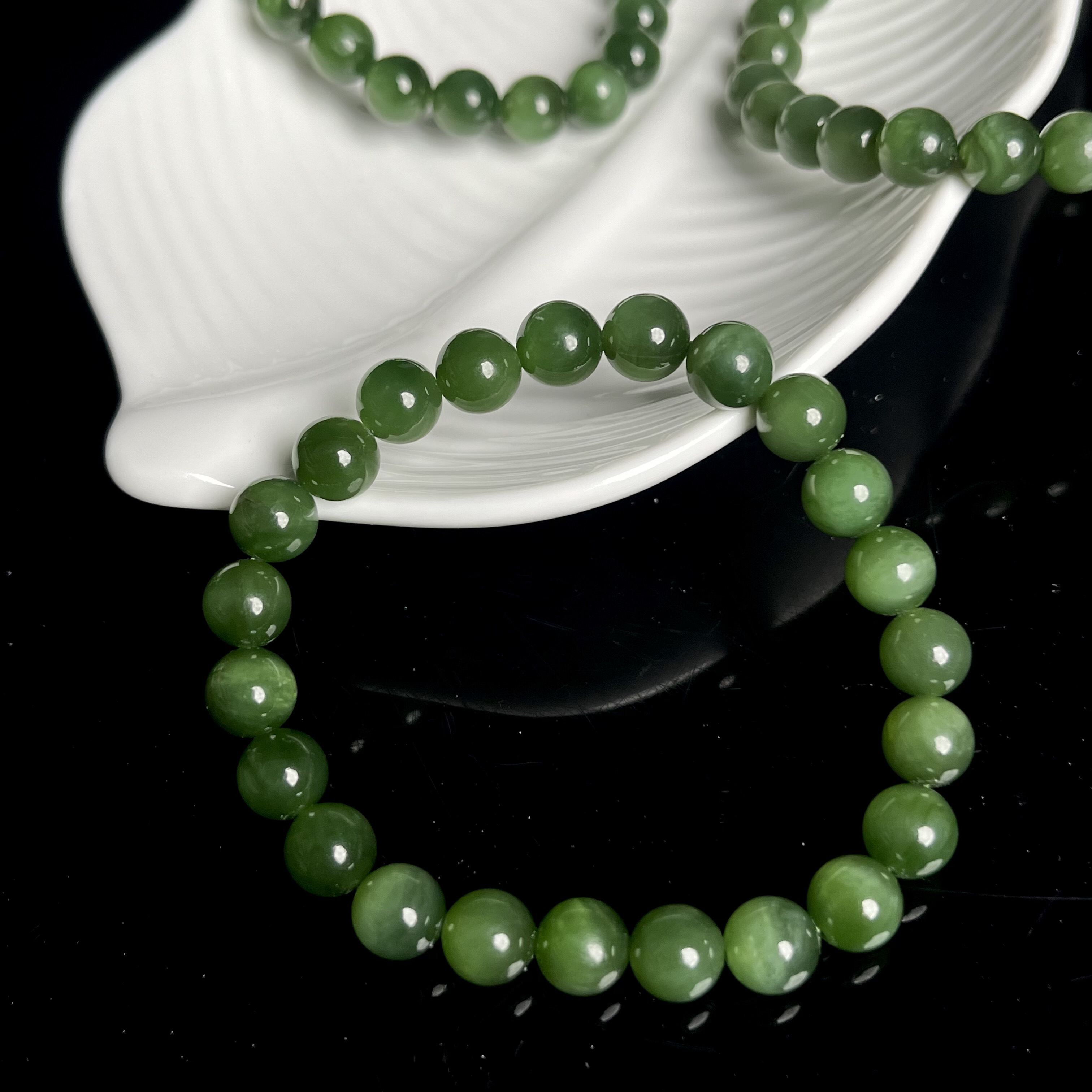 猫眼碧玉手串8mm+W1008多样性发其一