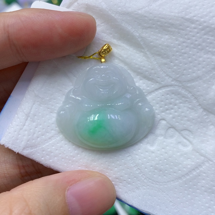 颈饰未镶嵌翡翠佛公