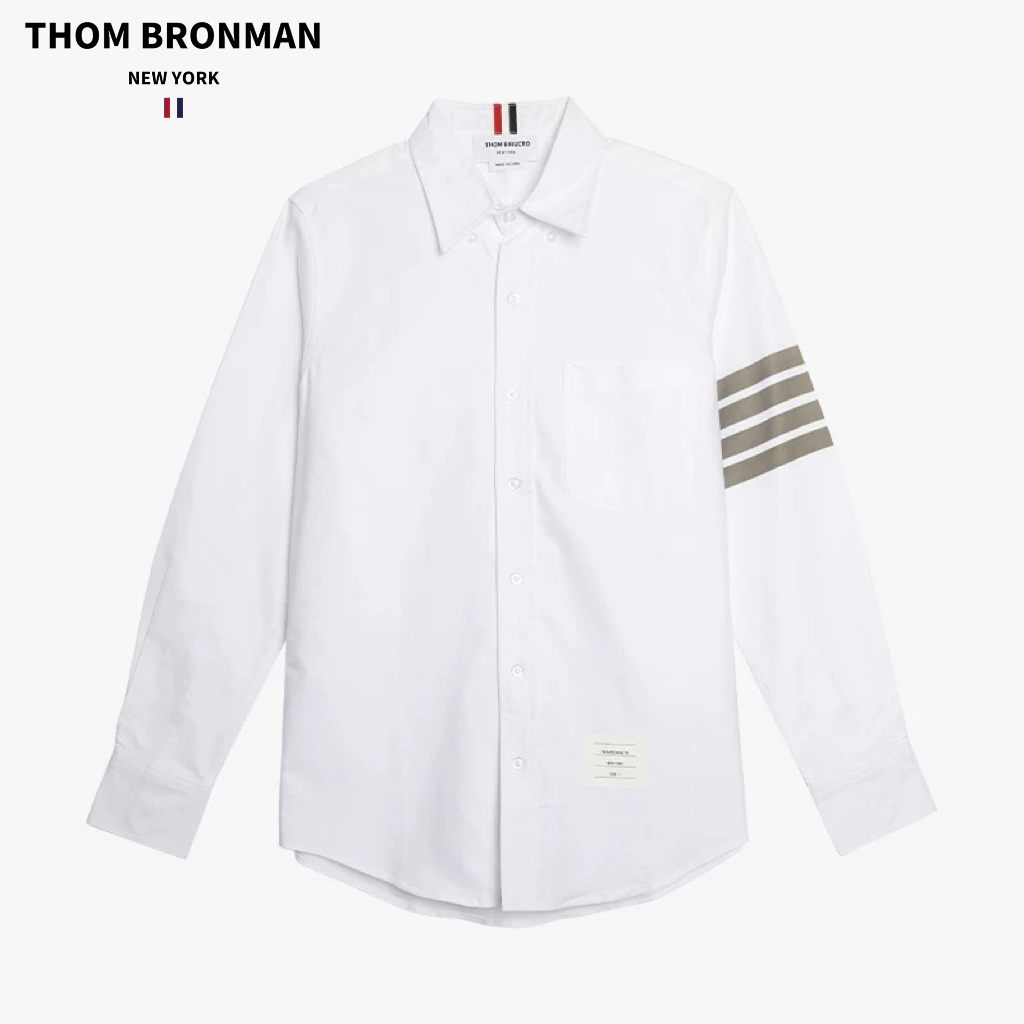 TB【官方正品】THOM BRONMAN汤姆布郎经典纯棉四条杠长袖衬衫男款