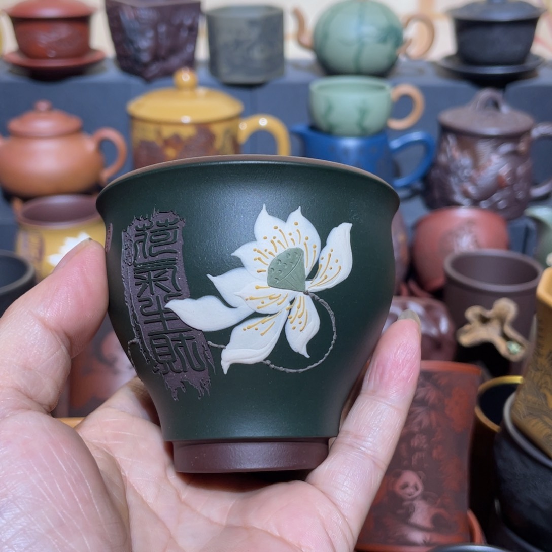 原矿紫砂手工主人杯