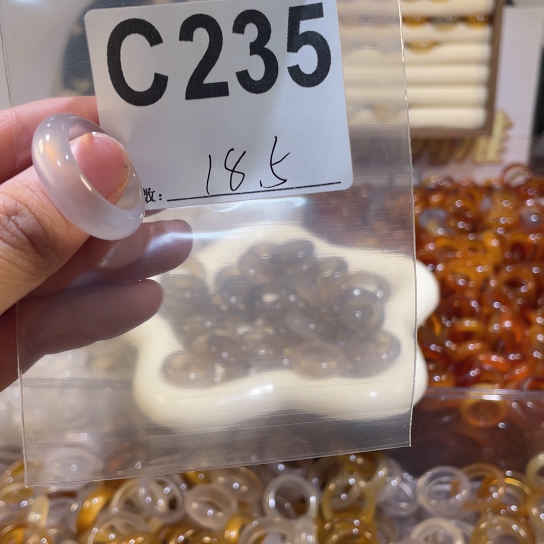 未镶嵌戒指玛瑙/玉髓235