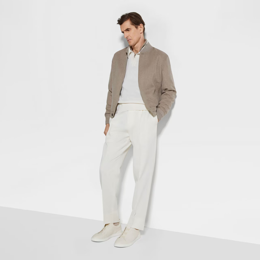 Ermenegildo Zegna男士 OASI CASHMERE ELEMENTS 飞行员夹克