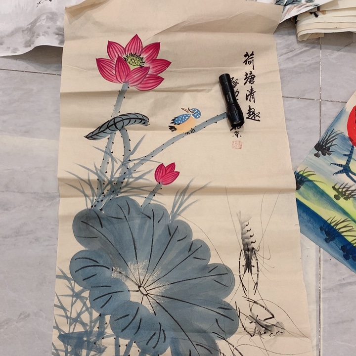 国画纸本艺术作品