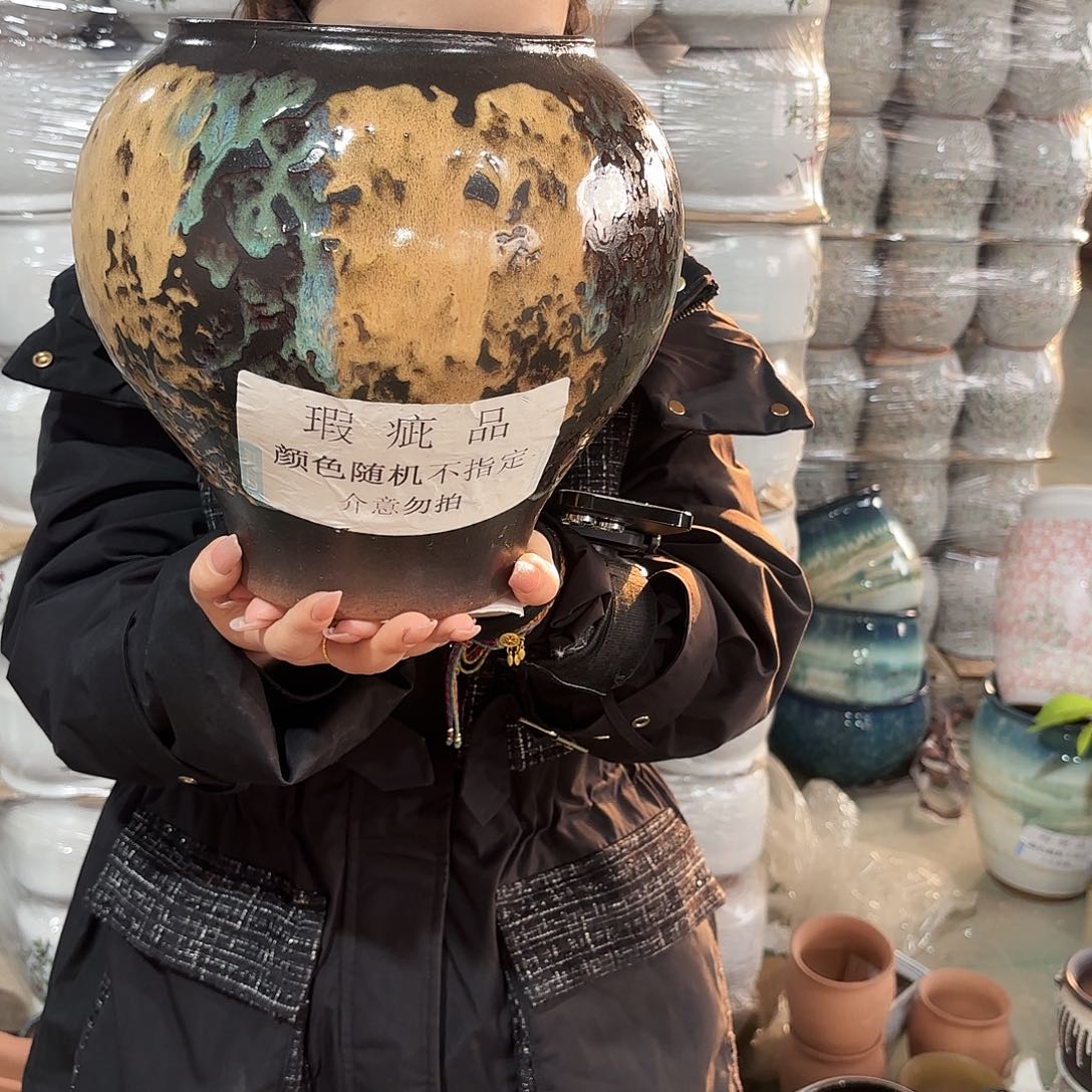 红陶瑕疵高24/16一个