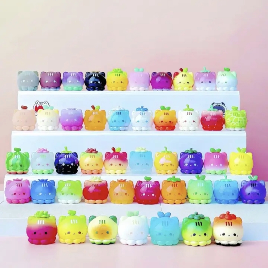 草莓慕斯塔章鱼喵喵水果系列盲袋