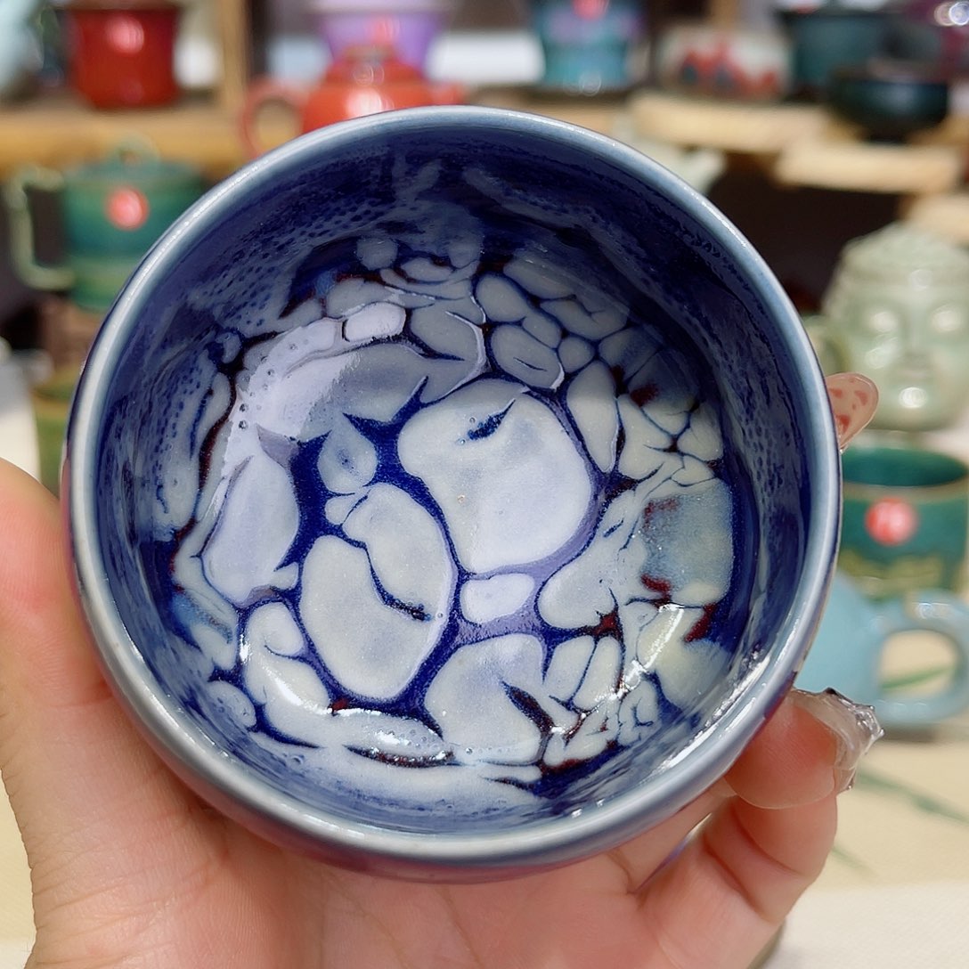 右***桥瓷片禹州钧瓷艺术作品