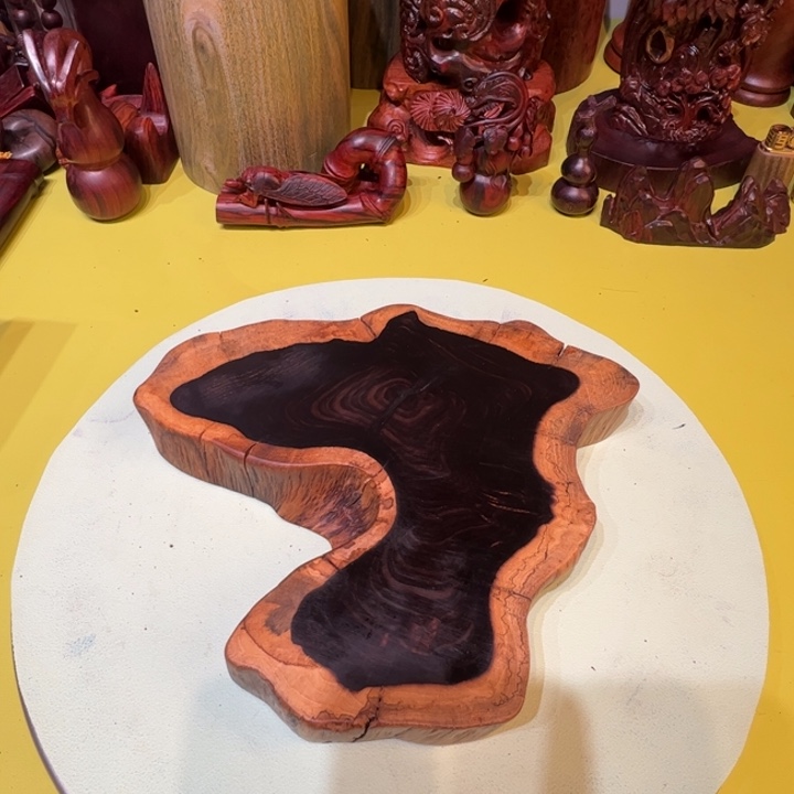 行***夹非洲紫檀（红花梨）