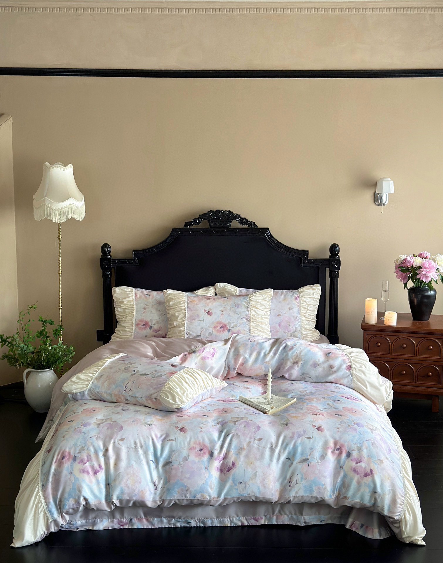 【温室漫EF】花惜然 法式天丝四件套