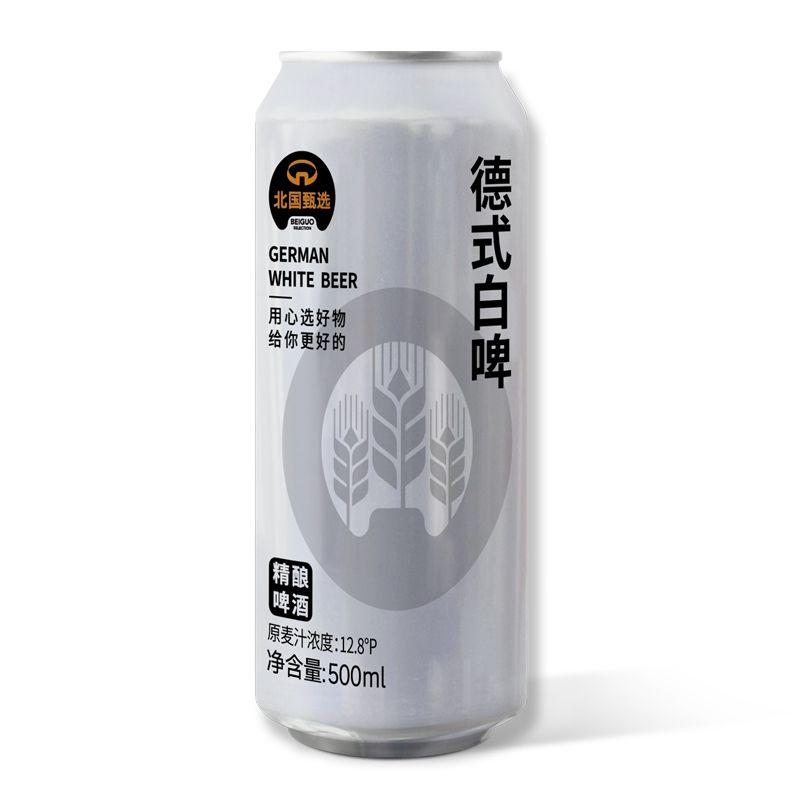 闹小乐12.8P德式白啤500ml（甄） 500ml/罐