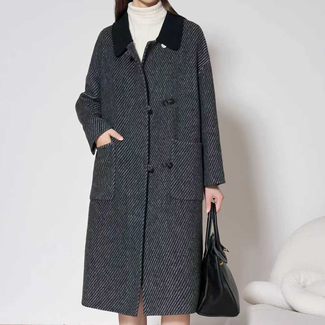 丹雪姿双面尼大衣