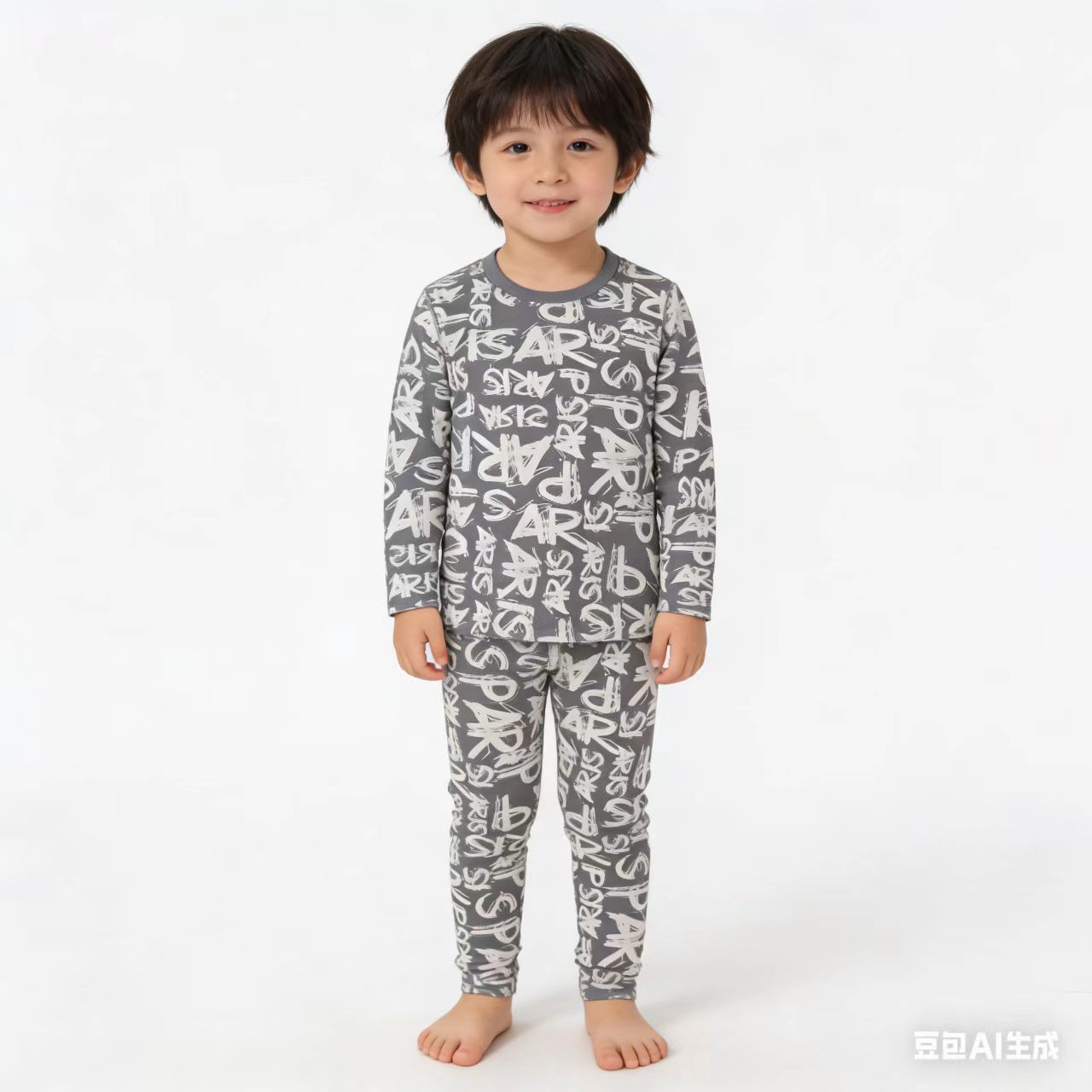 新款纯棉儿童春季秋衣秋裤套装保暖亲肤