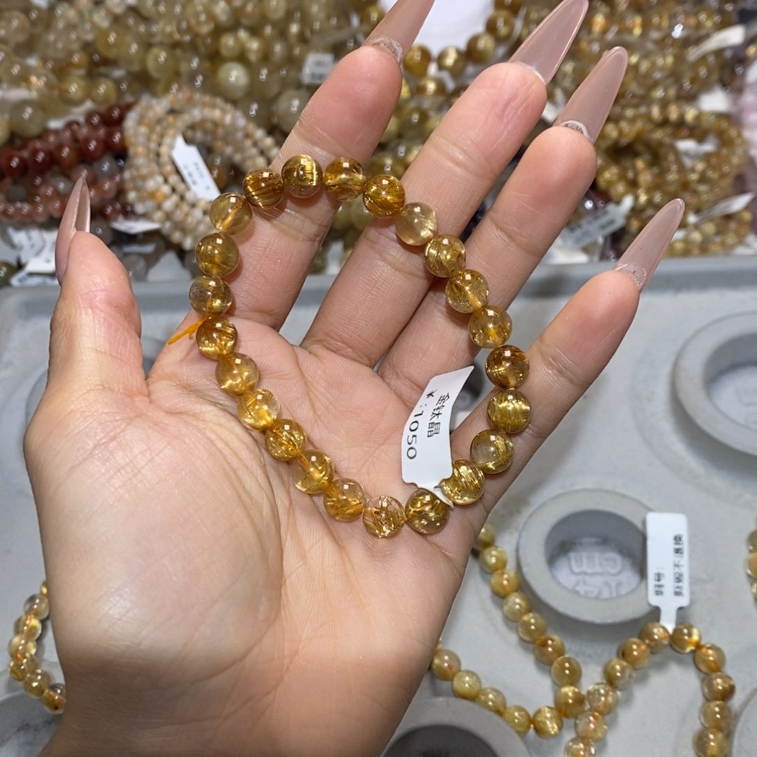 水晶手串未镶嵌玉***常手链