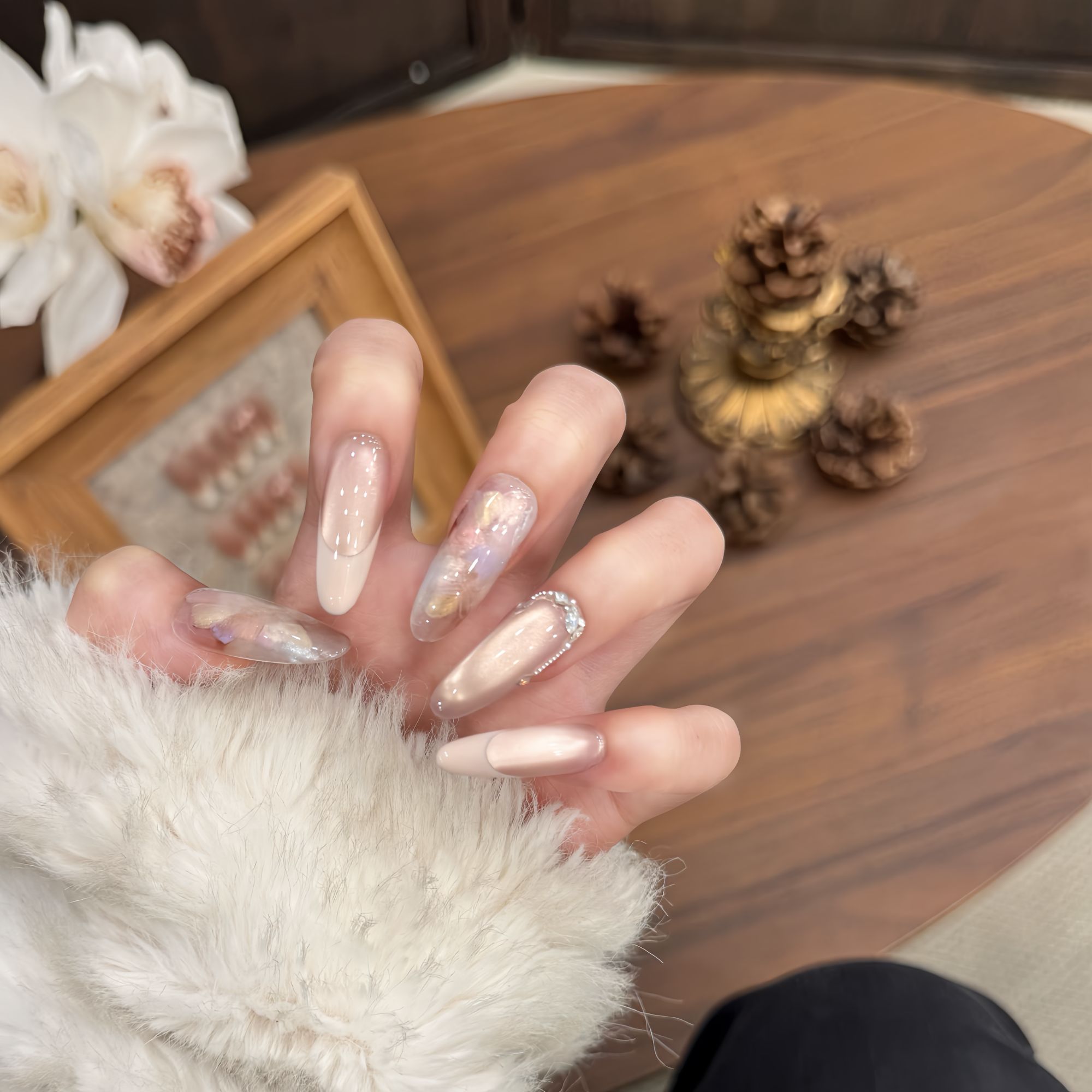 R-醋酸晕染-XingHeJiYu轻奢高定美甲 10片装