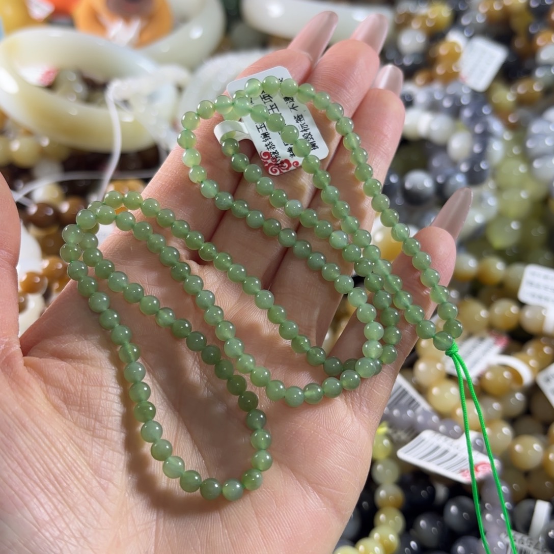 和田玉未镶嵌手串217