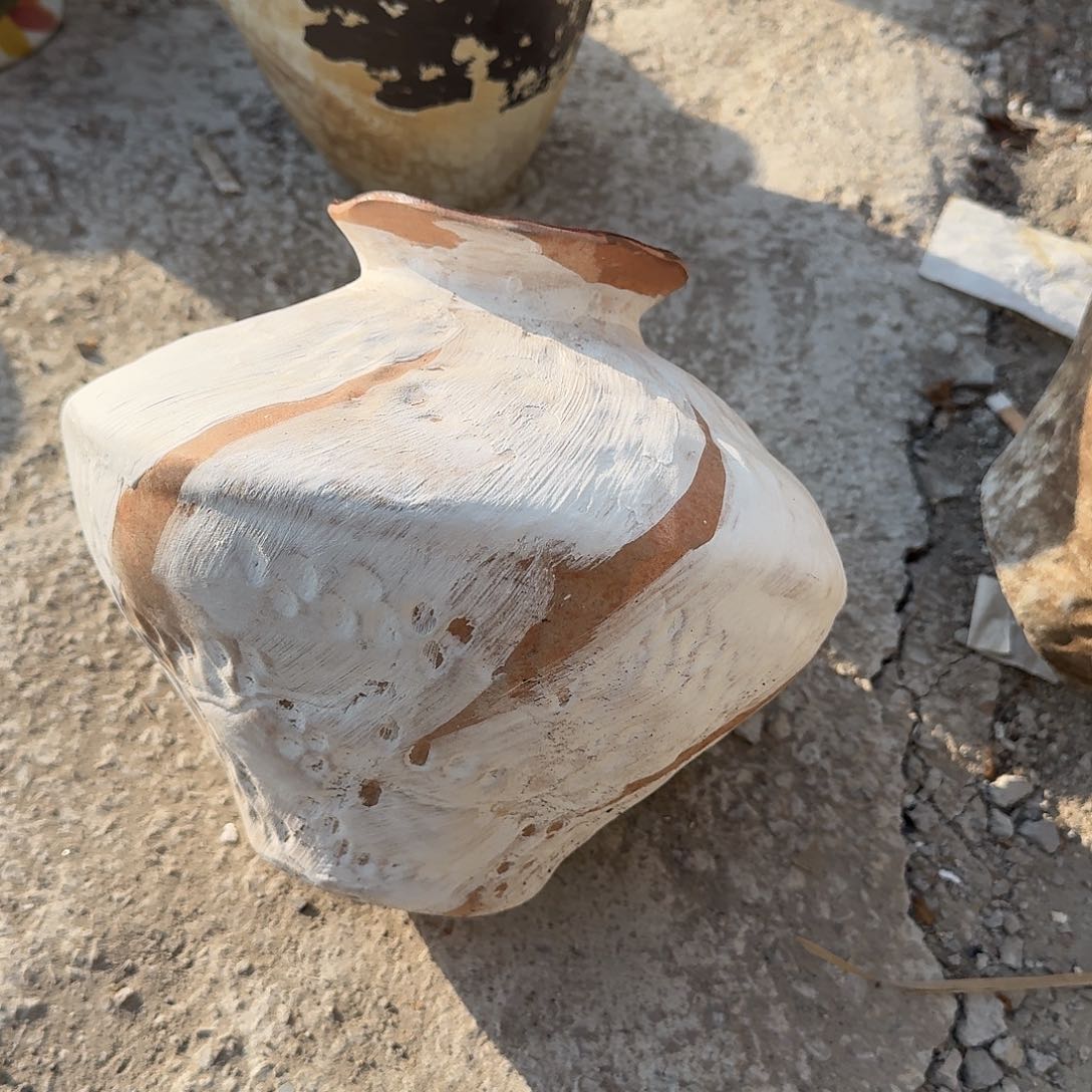 陶瓷微瑕景德镇手绘花器