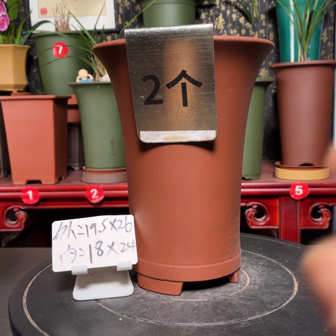 紫砂花盆紫砂花盆