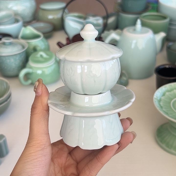 小米茶器龙泉青瓷