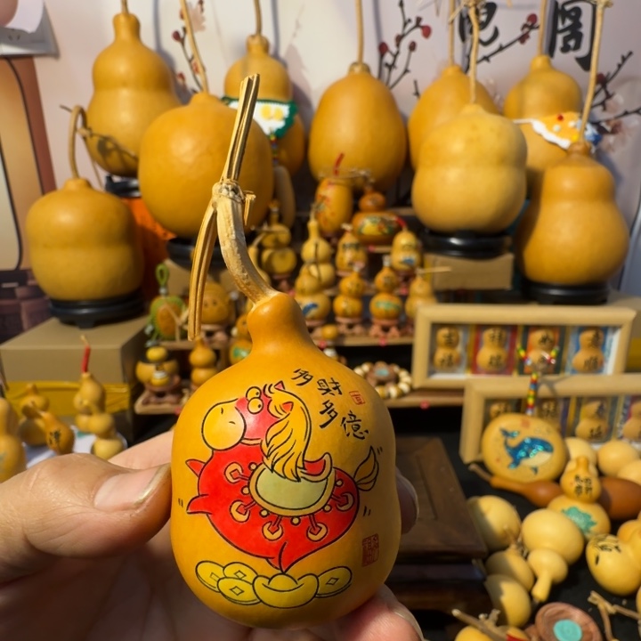 小奶瓶葫芦墨刻葫芦