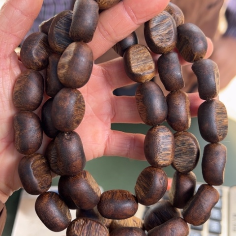 沉香手串白棋留疤96克卡1.6多样性发1串