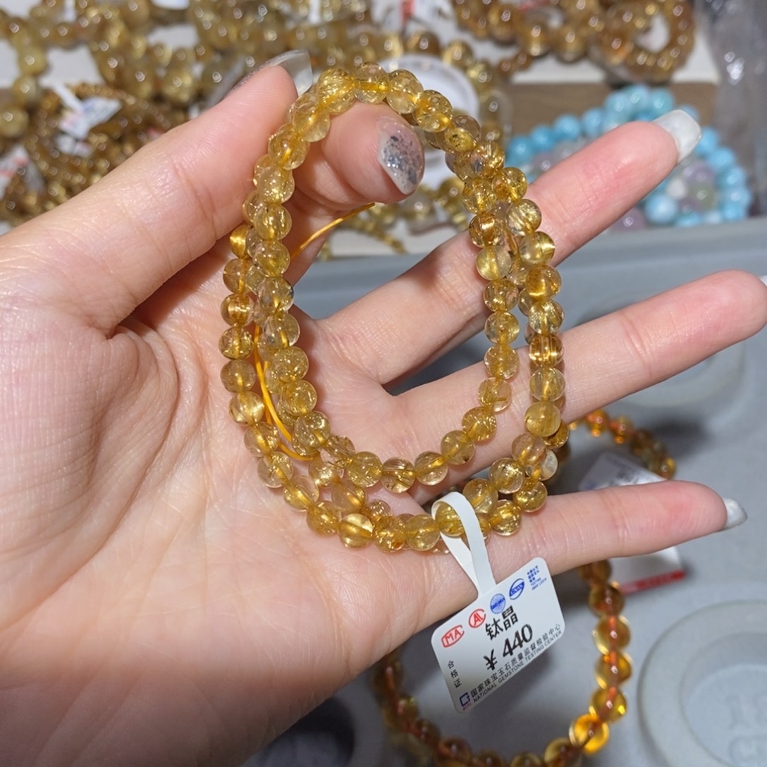 ****水晶手链未镶嵌手串