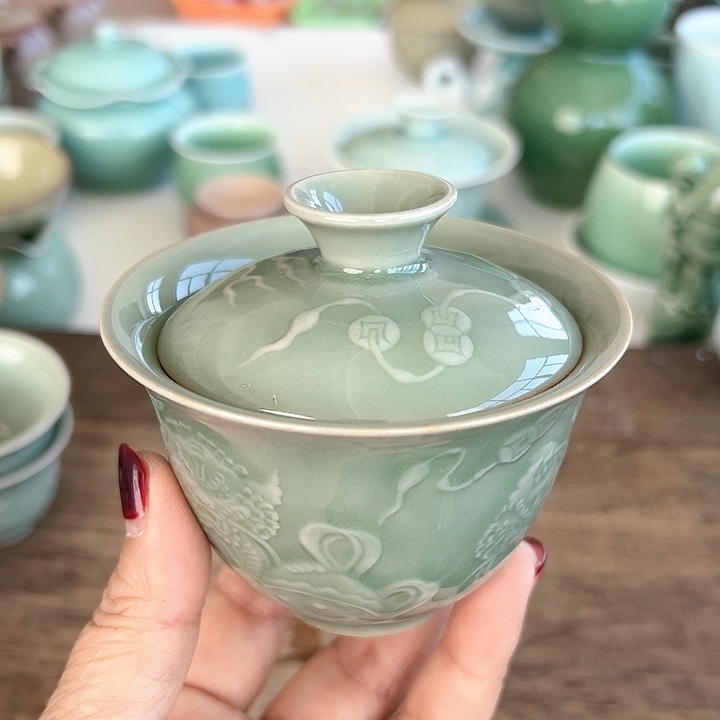 小米茶器龙泉青瓷