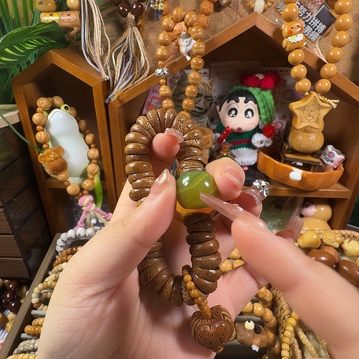 桃核吊坠墩墩大肠