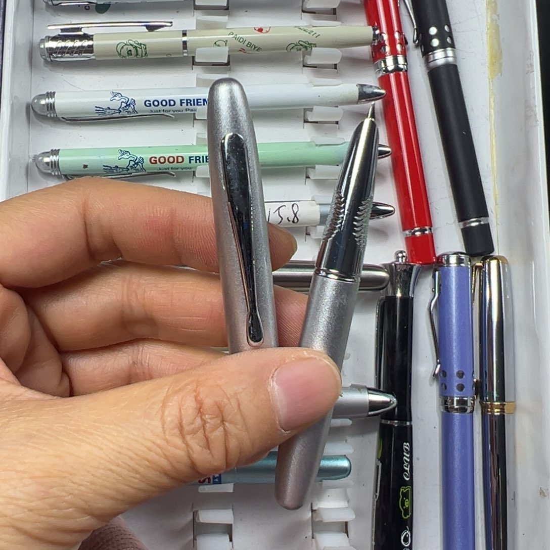 便携式永生3072银色小短钢暗尖