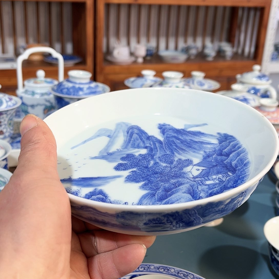 錡镇堂手工手绘壶承