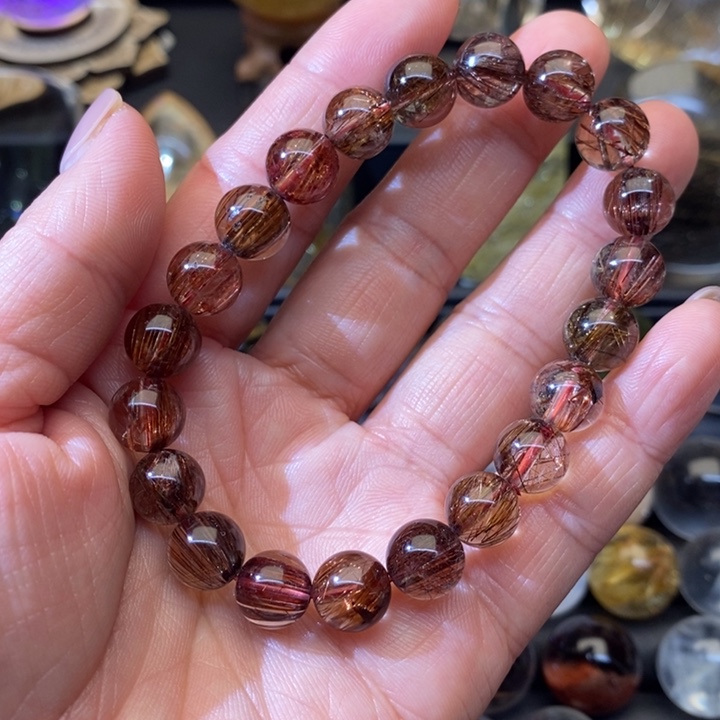 【闪购商品】水晶天然铜顺发手串未镶嵌芭**选