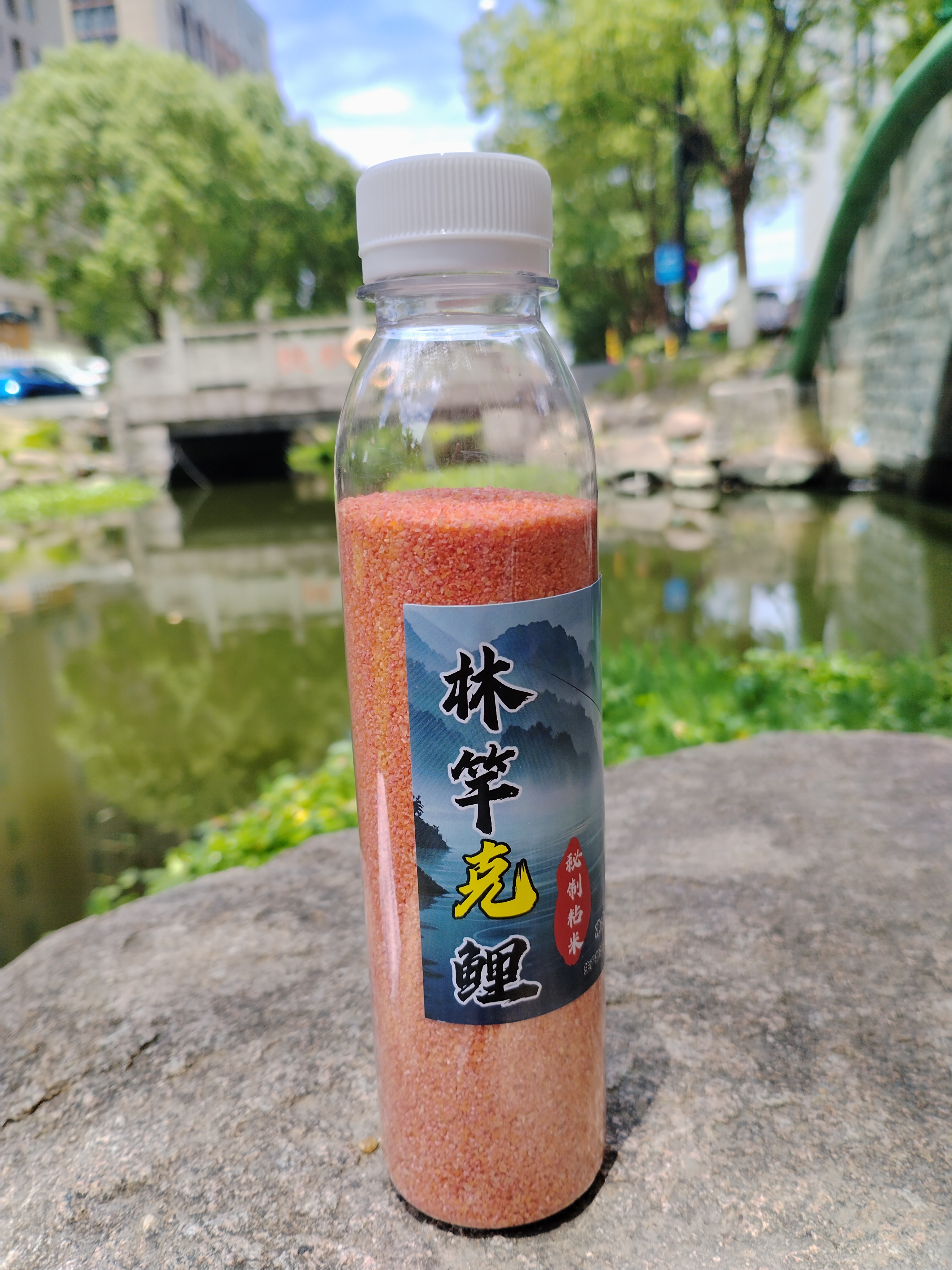 林竿克鲤秘制粘米钓饵，专攻大鲤鱼，鲫鱼