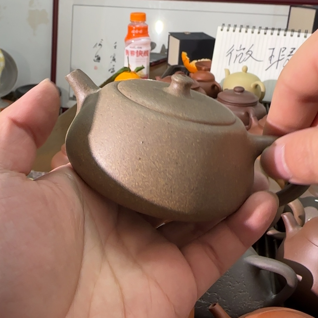 紫砂茶壶降坡井兰