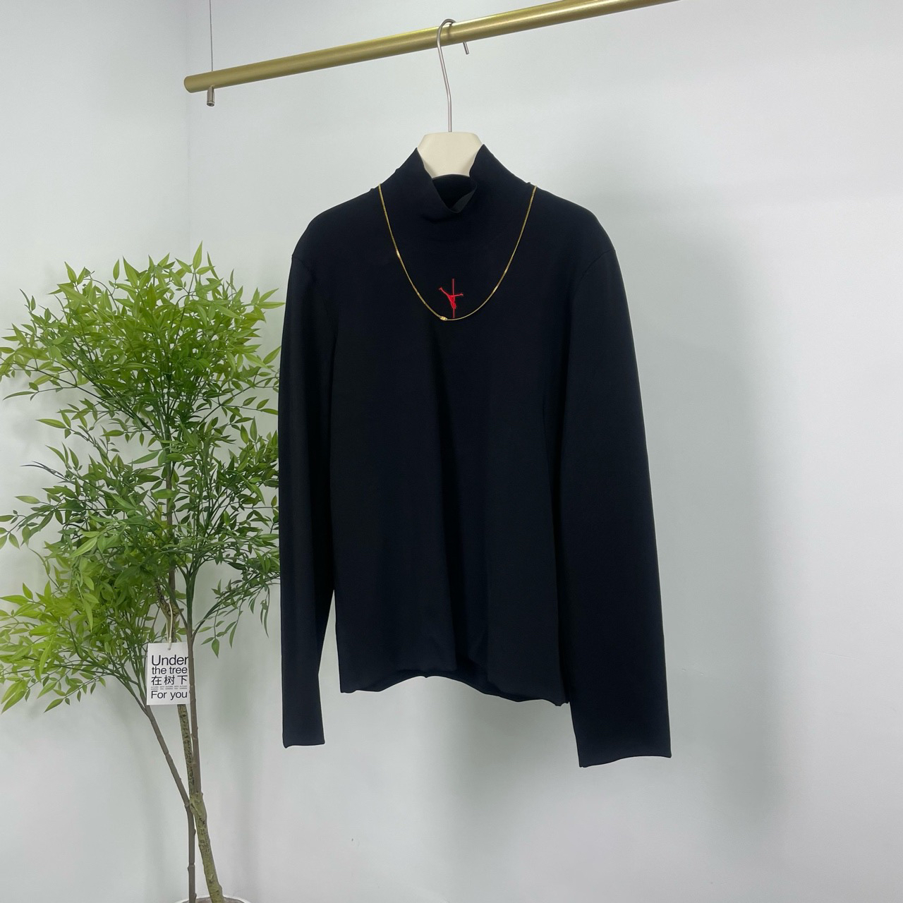 99新  Alexander Wang 亚历山大王 高领针织衫 L码/99新/无配件