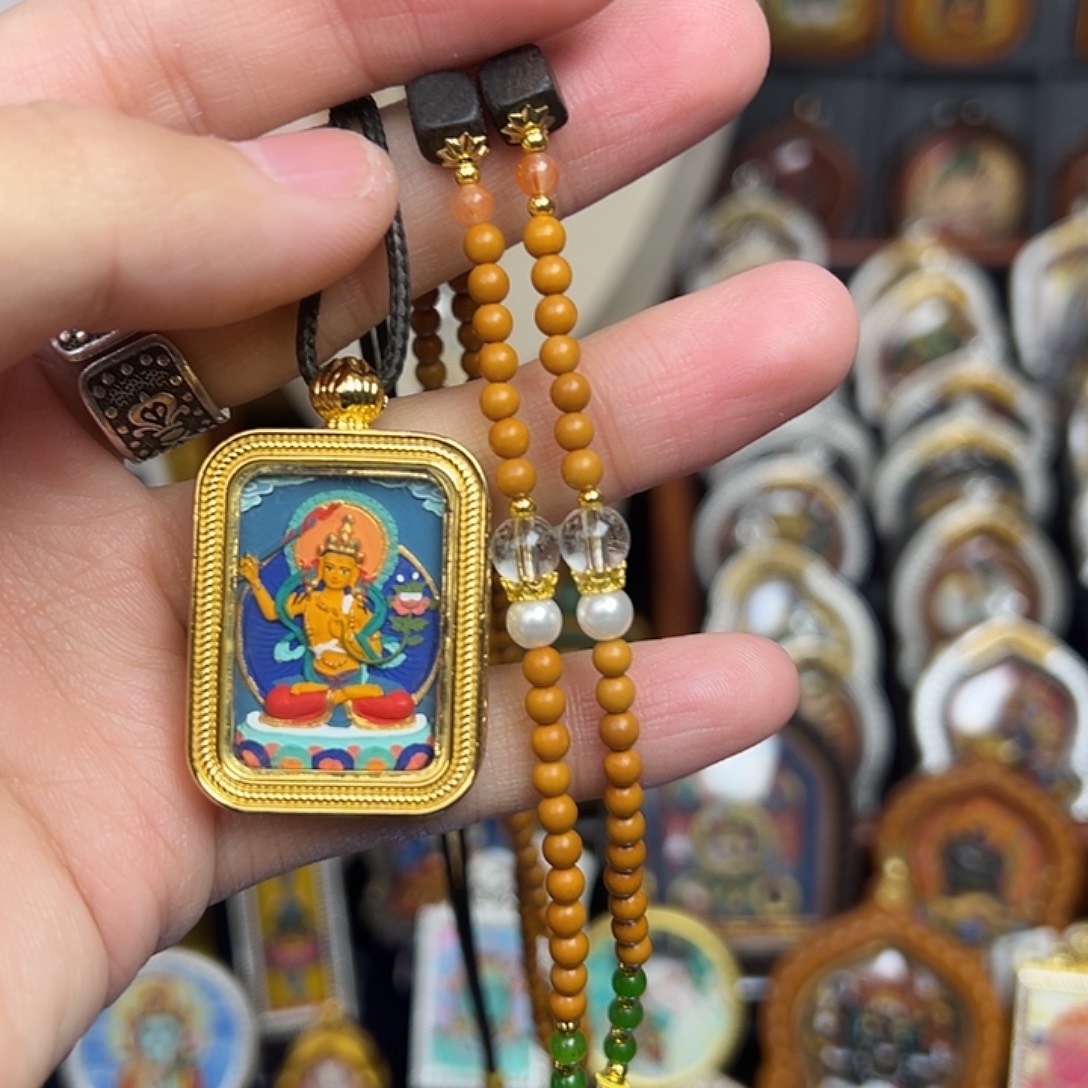 *****亚克力非金属手绘文殊