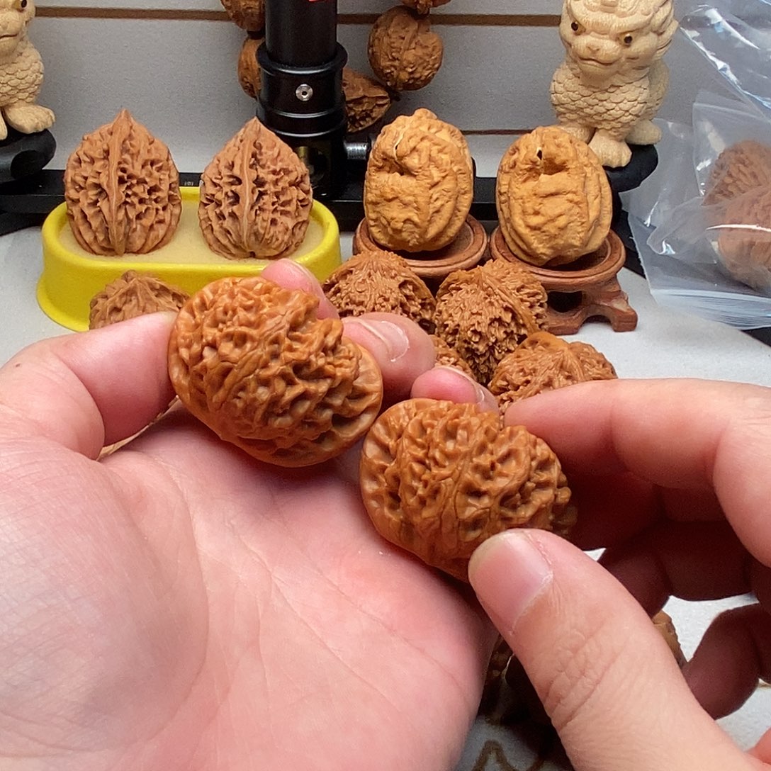 把件文玩核桃43+宫灯