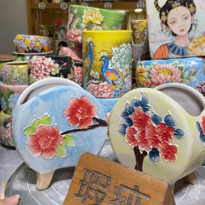 景德镇艺术手绘作品