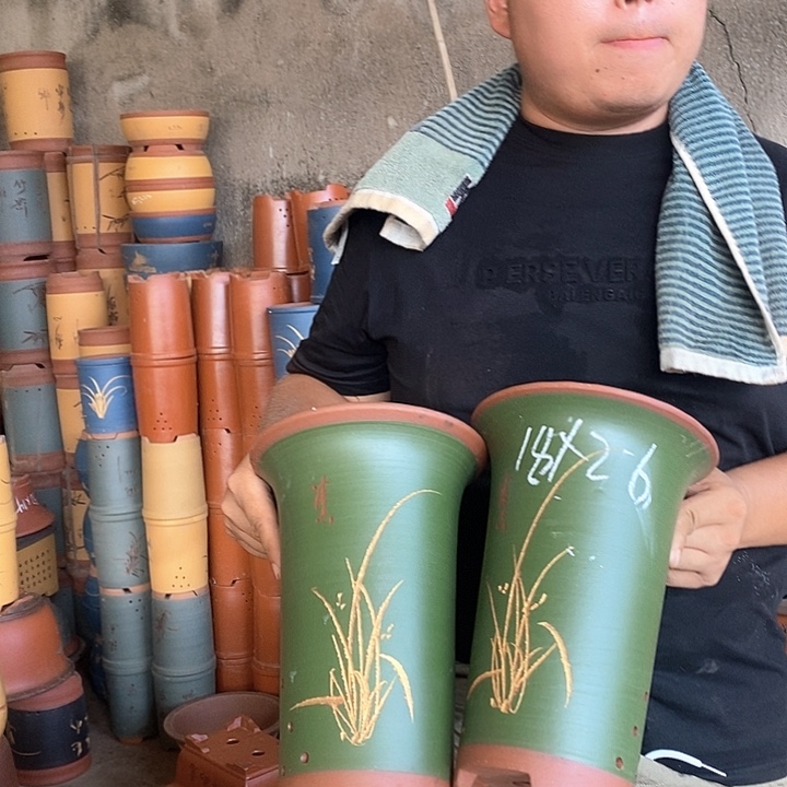 紫砂花盆盆栽植物花卉苗木种植