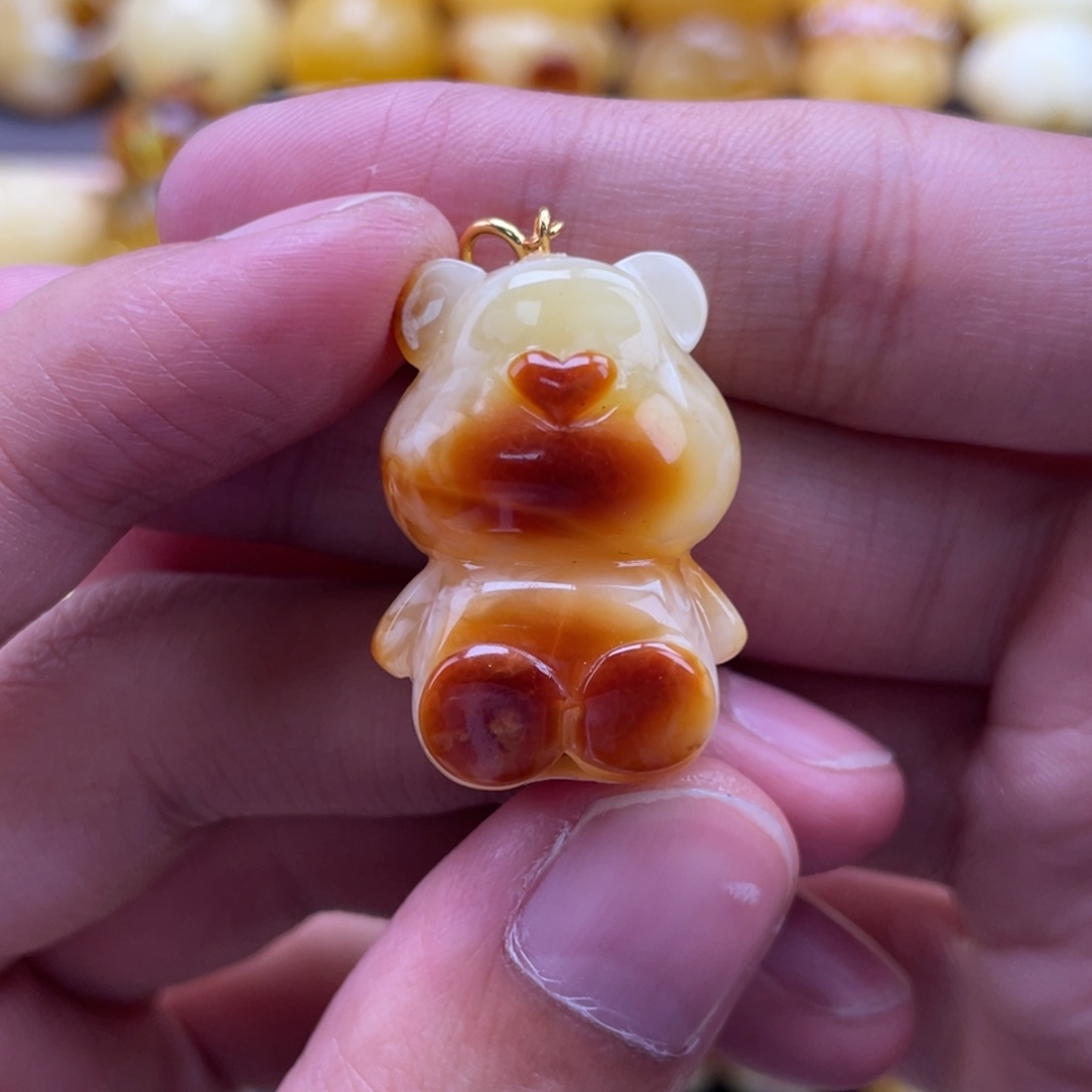 琥珀未镶嵌裸石蜜蜡